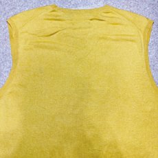 画像11: 「Polo by Ralph Lauren (ポロラルフローレン)」90s 00s 10s XLサイズ ピマコットン イエロー ポニー刺繍 ニット ベスト (11)