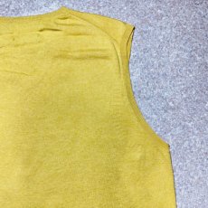 画像12: 「Polo by Ralph Lauren (ポロラルフローレン)」90s 00s 10s XLサイズ ピマコットン イエロー ポニー刺繍 ニット ベスト (12)