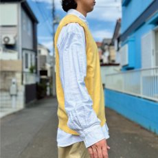 画像18: 「Polo by Ralph Lauren (ポロラルフローレン)」90s 00s 10s XLサイズ ピマコットン イエロー ポニー刺繍 ニット ベスト (18)