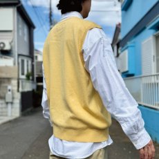 画像19: 「Polo by Ralph Lauren (ポロラルフローレン)」90s 00s 10s XLサイズ ピマコットン イエロー ポニー刺繍 ニット ベスト (19)