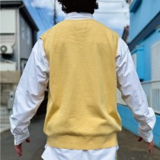 画像20: 「Polo by Ralph Lauren (ポロラルフローレン)」90s 00s 10s XLサイズ ピマコットン イエロー ポニー刺繍 ニット ベスト (20)
