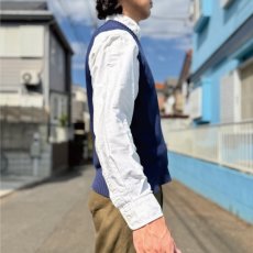 画像16: 「Polo by Ralph Lauren (ポロラルフローレン)」90s 00s 10s ボーイズ Lサイズ Sサイズ相当 コットン ネイビー ポニー刺繍 ローゲージ ニット ベスト (16)