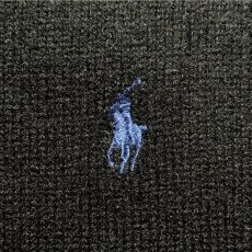 画像7: 「Polo by Ralph Lauren (ポロラルフローレン)」90s 00s 10s XLサイズ ラムズウール ブラック ポニー刺繍 ニット ベスト (7)