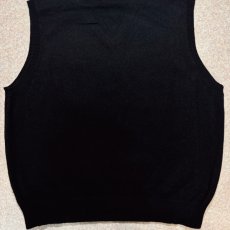 画像12: 「Polo by Ralph Lauren (ポロラルフローレン)」90s 00s 10s XLサイズ ラムズウール ブラック ポニー刺繍 ニット ベスト (12)