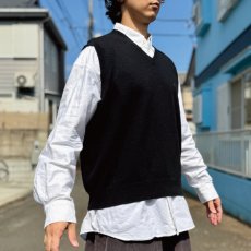 画像15: 「Polo by Ralph Lauren (ポロラルフローレン)」90s 00s 10s XLサイズ ラムズウール ブラック ポニー刺繍 ニット ベスト (15)