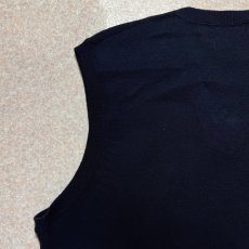 画像9: 「Polo by Ralph Lauren (ポロラルフローレン)」90s 00s 10s Lサイズ コットン ネイビー ポニー刺繍 ニット ベスト (9)