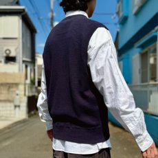 画像17: 「Polo by Ralph Lauren (ポロラルフローレン)」90s 00s 10s Lサイズ コットン ネイビー ポニー刺繍 ニット ベスト (17)