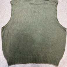 画像13: 「Polo by Ralph Lauren (ポロラルフローレン)」90s 00s 10s XLサイズ コットン オリーブ ポニー刺繍 ローゲージ ニット ベスト (13)