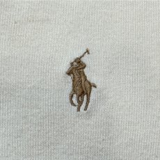 画像7: 「Polo by Ralph Lauren (ポロラルフローレン)」90s 00s 10s Mサイズ ピマコットン オフホワイト ポニー刺繍 ニット ベスト (7)