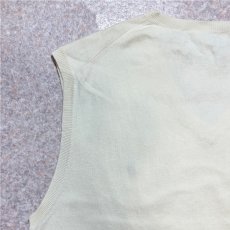 画像10: 「Polo by Ralph Lauren (ポロラルフローレン)」90s 00s 10s Mサイズ ピマコットン オフホワイト ポニー刺繍 ニット ベスト (10)