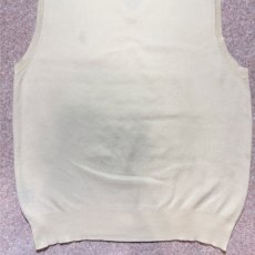 画像13: 「Polo by Ralph Lauren (ポロラルフローレン)」90s 00s 10s Mサイズ ピマコットン オフホワイト ポニー刺繍 ニット ベスト (13)