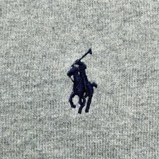 画像7: 「Polo by Ralph Lauren (ポロラルフローレン)」90s 00s 10s M〜Lサイズ相当 ピマコットン ライトグレー ポニー刺繍 ニット ベスト (7)