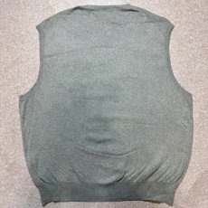 画像9: 「Polo by Ralph Lauren (ポロラルフローレン)」90s 00s 10s M〜Lサイズ相当 ピマコットン ライトグレー ポニー刺繍 ニット ベスト (9)