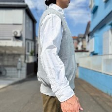 画像18: 「Polo by Ralph Lauren (ポロラルフローレン)」90s 00s 10s M〜Lサイズ相当 ピマコットン ライトグレー ポニー刺繍 ニット ベスト (18)