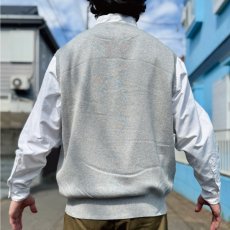 画像20: 「Polo by Ralph Lauren (ポロラルフローレン)」90s 00s 10s M〜Lサイズ相当 ピマコットン ライトグレー ポニー刺繍 ニット ベスト (20)