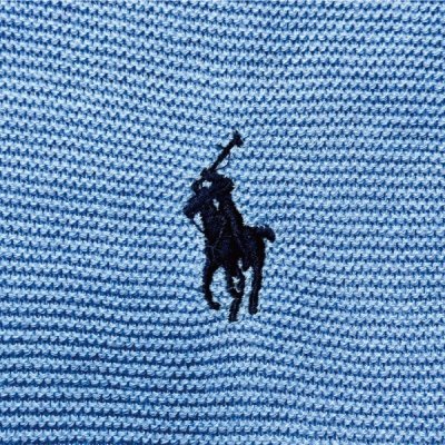 画像1: 「POLO GOLF RALPH LAUREN(ポロゴルフラルフローレン)」80s 90s Lサイズ コットン スカイブルー ポニー刺繍 ニット ベスト