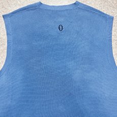 画像11: 「POLO GOLF RALPH LAUREN(ポロゴルフラルフローレン)」80s 90s Lサイズ コットン スカイブルー ポニー刺繍 ニット ベスト (11)
