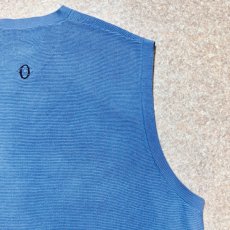 画像12: 「POLO GOLF RALPH LAUREN(ポロゴルフラルフローレン)」80s 90s Lサイズ コットン スカイブルー ポニー刺繍 ニット ベスト (12)