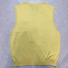 画像9: 「Polo by Ralph Lauren (ポロラルフローレン)」90s 00s 10s XLサイズ ピマコットン イエロー ポニー刺繍 ニット ベスト (9)