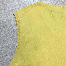 画像10: 「Polo by Ralph Lauren (ポロラルフローレン)」90s 00s 10s XLサイズ ピマコットン イエロー ポニー刺繍 ニット ベスト (10)