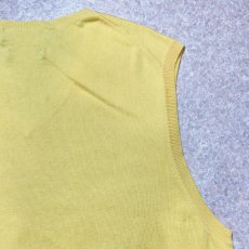 画像12: 「Polo by Ralph Lauren (ポロラルフローレン)」90s 00s 10s XLサイズ ピマコットン イエロー ポニー刺繍 ニット ベスト (12)