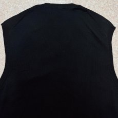 画像11: 「POLO RALPH LAUREN(ポロラルフローレン)」10s 20s Mサイズ ピマコットン ブラック ポニー刺繍 ニット ベスト (11)