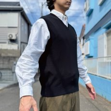 画像16: 「POLO RALPH LAUREN(ポロラルフローレン)」10s 20s Mサイズ ピマコットン ブラック ポニー刺繍 ニット ベスト (16)