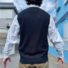 画像19: 「POLO RALPH LAUREN(ポロラルフローレン)」10s 20s Mサイズ ピマコットン ブラック ポニー刺繍 ニット ベスト (19)