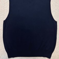 画像13: 「Polo by Ralph Lauren (ポロラルフローレン)」90s 00s 10s Lサイズ ピマコットン ネイビー ポニー刺繍 ニット ベスト (13)