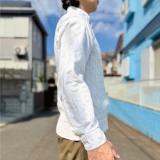 画像18: 「POLO RALPH LAUREN(ポロラルフローレン)」90s 00s 10s ボーイズ XL(18/20) M〜Lサイズ相当 コットン オフホワイト ケーブル編み ポニー刺繍 ニット ベスト (18)