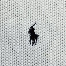 画像7: 「Polo by Ralph Lauren (ポロラルフローレン)」90s 00s 10s XLサイズ コットン オフホワイト ポニー刺繍 ローゲージ ニット ベスト (7)