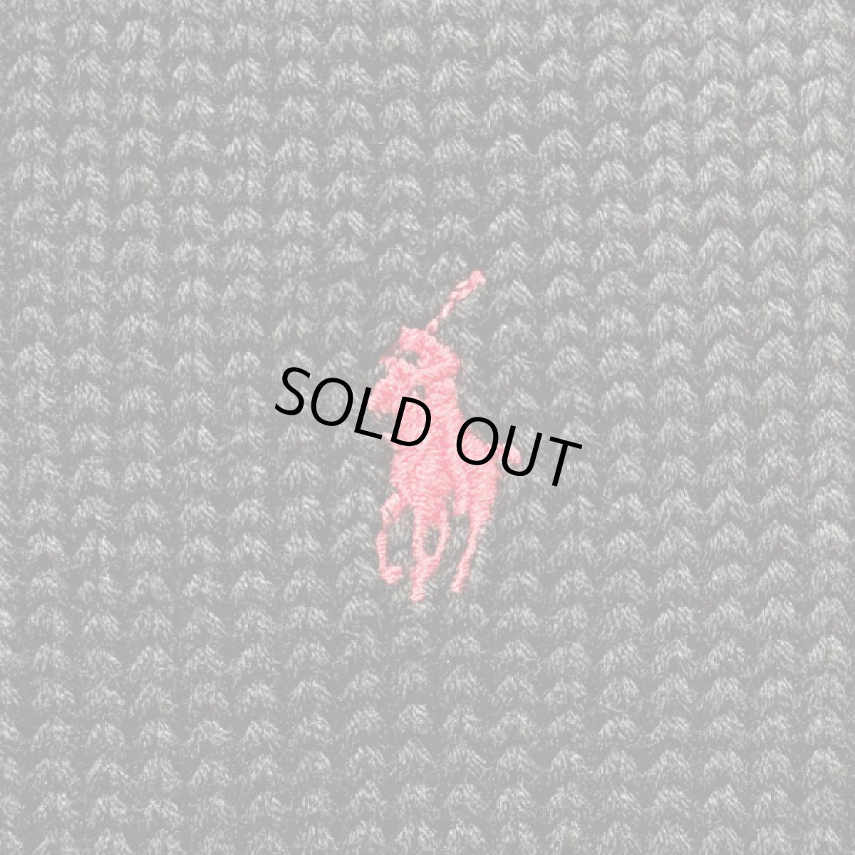 画像7: 「Polo by Ralph Lauren (ポロラルフローレン)」90s 00s 10s M〜Lサイズ相当 コットン ブラック ポニー刺繍 ローゲージ ニット ベスト (7)
