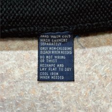 画像8: 「Polo by Ralph Lauren (ポロラルフローレン)」90s 00s 10s M〜Lサイズ相当 コットン ブラック ポニー刺繍 ローゲージ ニット ベスト (8)