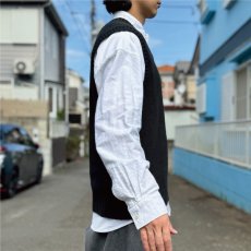 画像17: 「Polo by Ralph Lauren (ポロラルフローレン)」90s 00s 10s M〜Lサイズ相当 コットン ブラック ポニー刺繍 ローゲージ ニット ベスト (17)