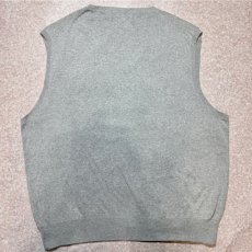 画像9: 「Polo by Ralph Lauren (ポロラルフローレン)」90s 00s 10s XLサイズ ピマコットン ライトグレー ポニー刺繍 ニット ベスト (9)