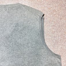 画像12: 「Polo by Ralph Lauren (ポロラルフローレン)」90s 00s 10s XLサイズ ピマコットン ライトグレー ポニー刺繍 ニット ベスト (12)