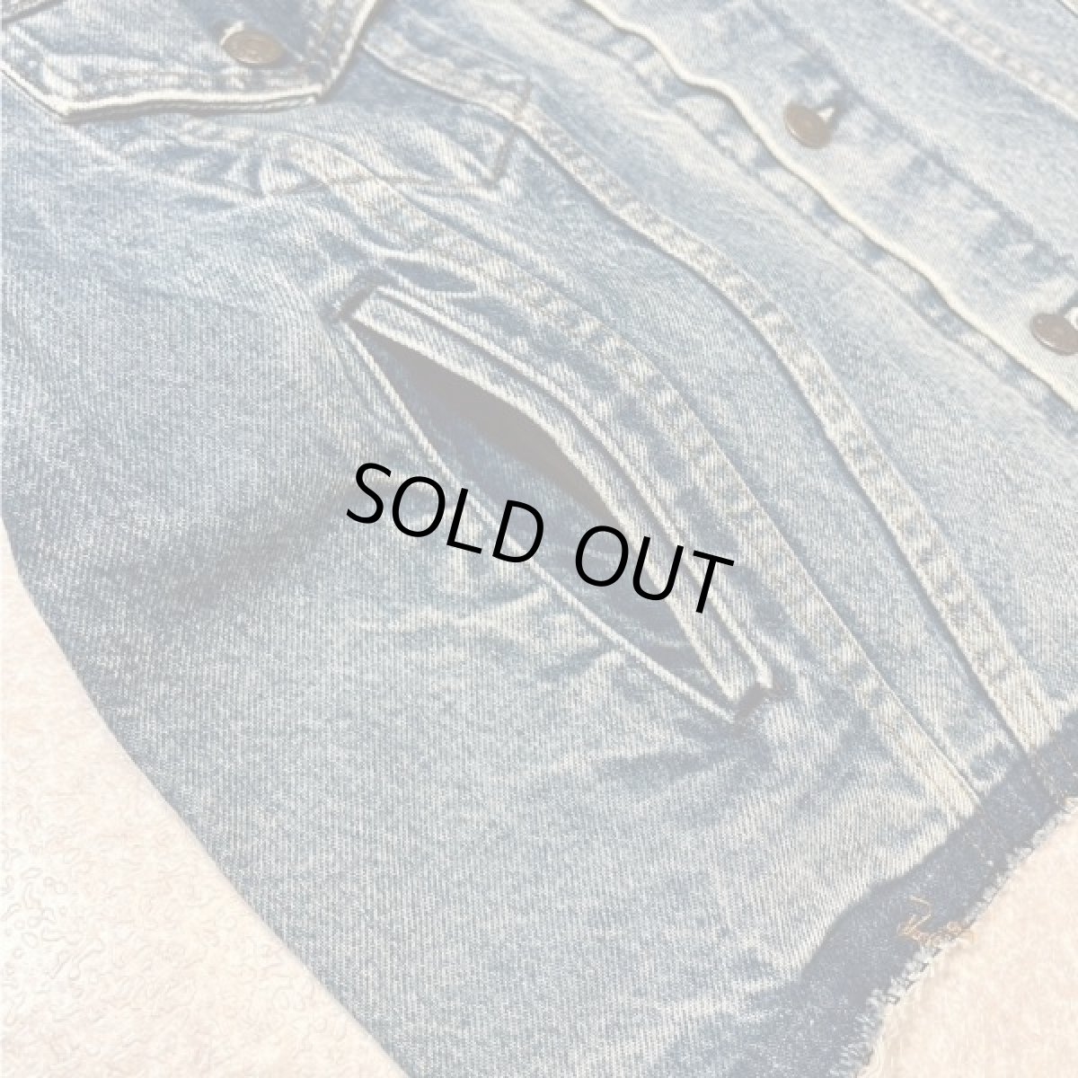 画像5: 「REMAKE(リメイク)」再構築 オリジナル リーバイス 70505 USA製 ノーカラー 3rdタイプ デニムジャケット (5)