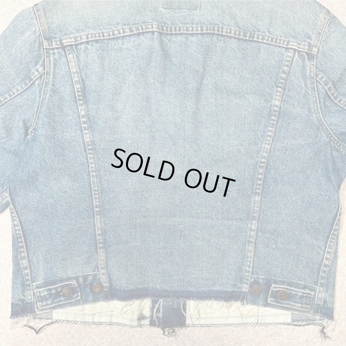 画像11: 「REMAKE(リメイク)」再構築 オリジナル リーバイス 70505 USA製 ノーカラー 3rdタイプ デニムジャケット (11)