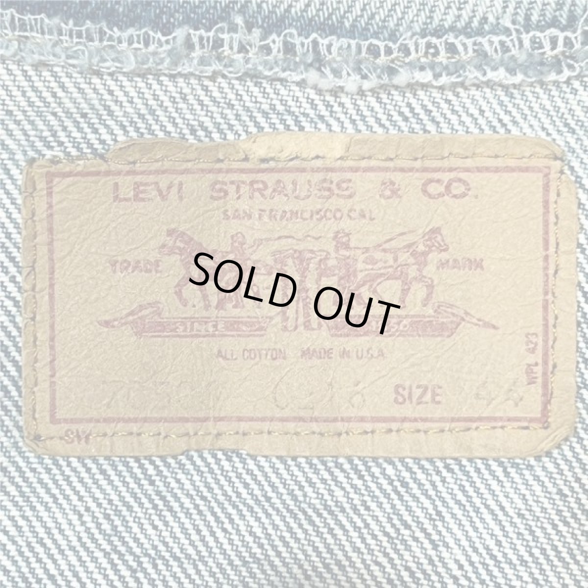 画像13: 「REMAKE(リメイク)」再構築 オリジナル リーバイス 70505 USA製 ノーカラー 3rdタイプ デニムジャケット (13)