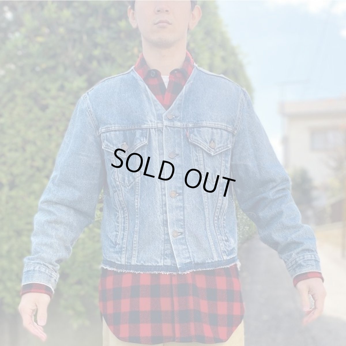 画像16: 「REMAKE(リメイク)」再構築 オリジナル リーバイス 70505 USA製 ノーカラー 3rdタイプ デニムジャケット (16)