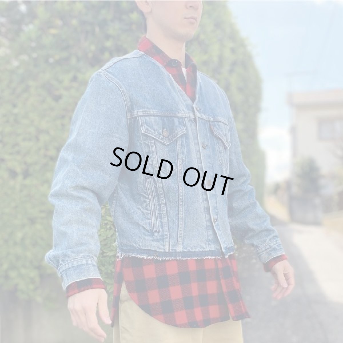 画像17: 「REMAKE(リメイク)」再構築 オリジナル リーバイス 70505 USA製 ノーカラー 3rdタイプ デニムジャケット (17)