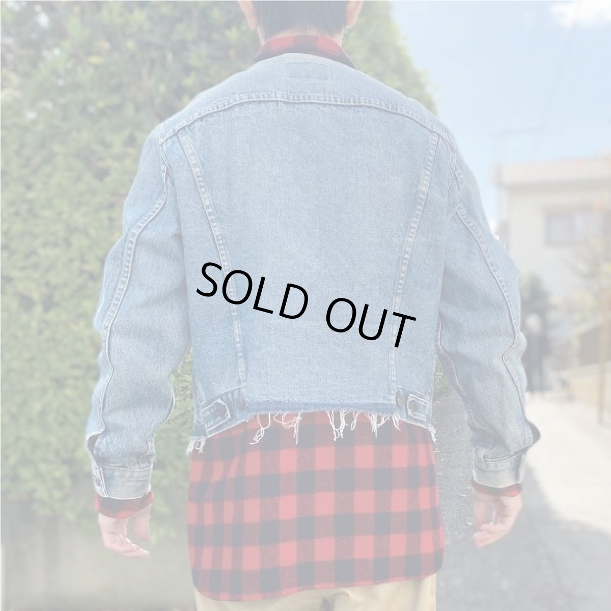 画像20: 「REMAKE(リメイク)」再構築 オリジナル リーバイス 70505 USA製 ノーカラー 3rdタイプ デニムジャケット (20)