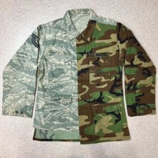 画像1: 「REMAKE(リメイク)」再構築 オリジナル 米軍 BDU ABU ウッドランドカモ×デジタルカモ ドッキングジャケット (1)