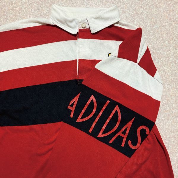 adidas vintage pool design shirts /銀タグ