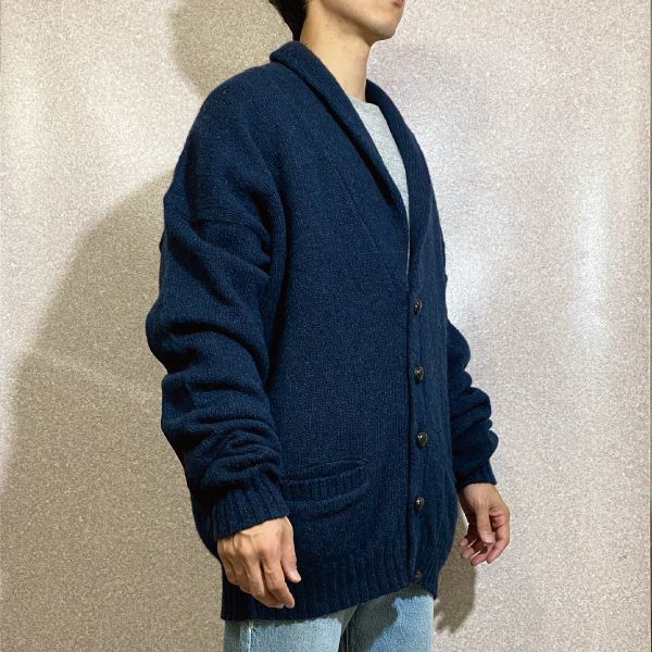 未使用　エディバウアー　Eddie Bauer  PM カーディガン　L