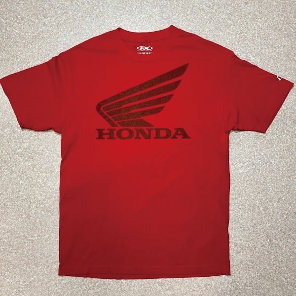 画像1: 「HONDA(ホンダ)」FACTORY EFFEX ファクトリーエフエックス オフィシャル レッド Tシャツ (1)