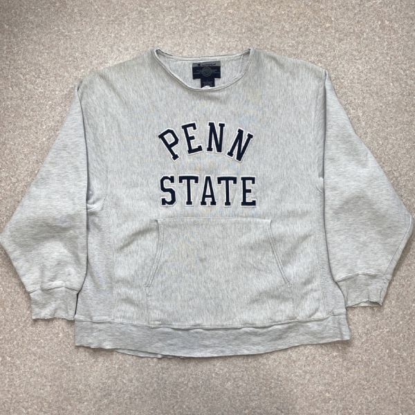 「Champion(チャンピオン)」リバースウィーブ REVERSE WEAVE フード カットオフ PENN STATE ペンシルベニア大学 トレーナー