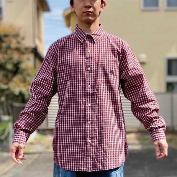 CHAPS　チャップス　チェックシャツ　ボタンダウンシャツ　　XL