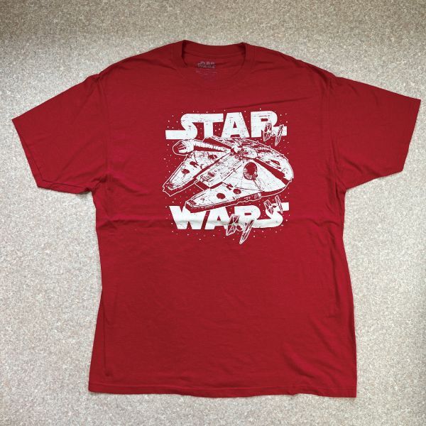 画像1: 「STAR WARS(スターウォーズ)」アルティメットミレニアムファルコン XL プリント Tシャツ (1)