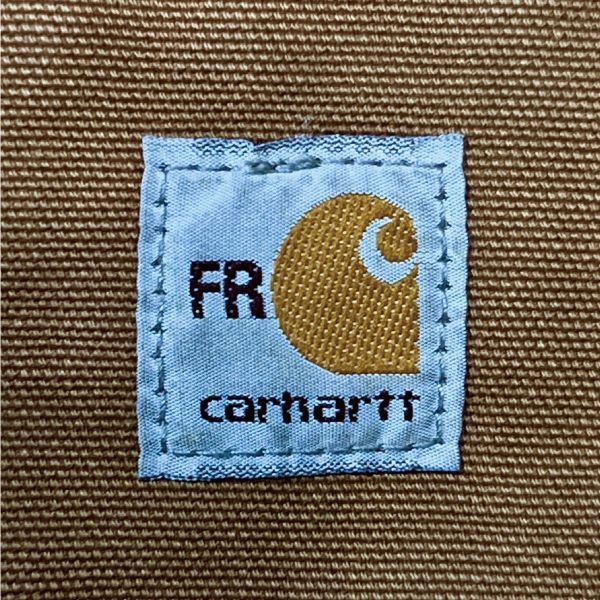 「Carhartt FR(カーハート エフアール)」FRライン ジップ ダック生地 中綿キルティング ベスト